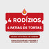 Especial de Aniversário 4 rodízios + 4 fatias de torta - Visualização